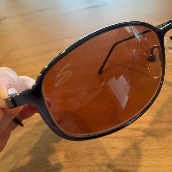 Serengeti Donatello Glasses 6738 Brown Lens Henna Metal Frame - Picture 8 of 11